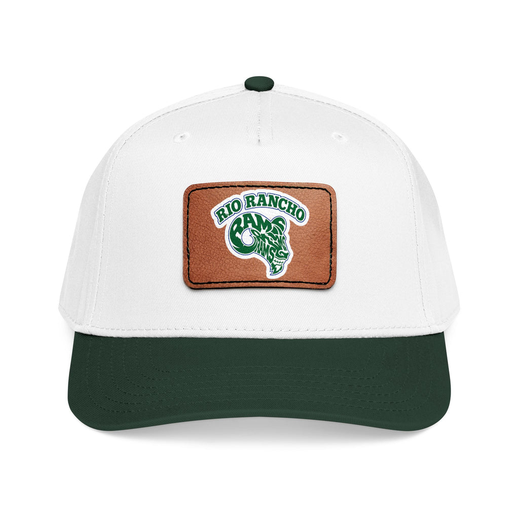 Rio Rancho Leather Patch Baseball Cap — Retro Ranch Logo Hat