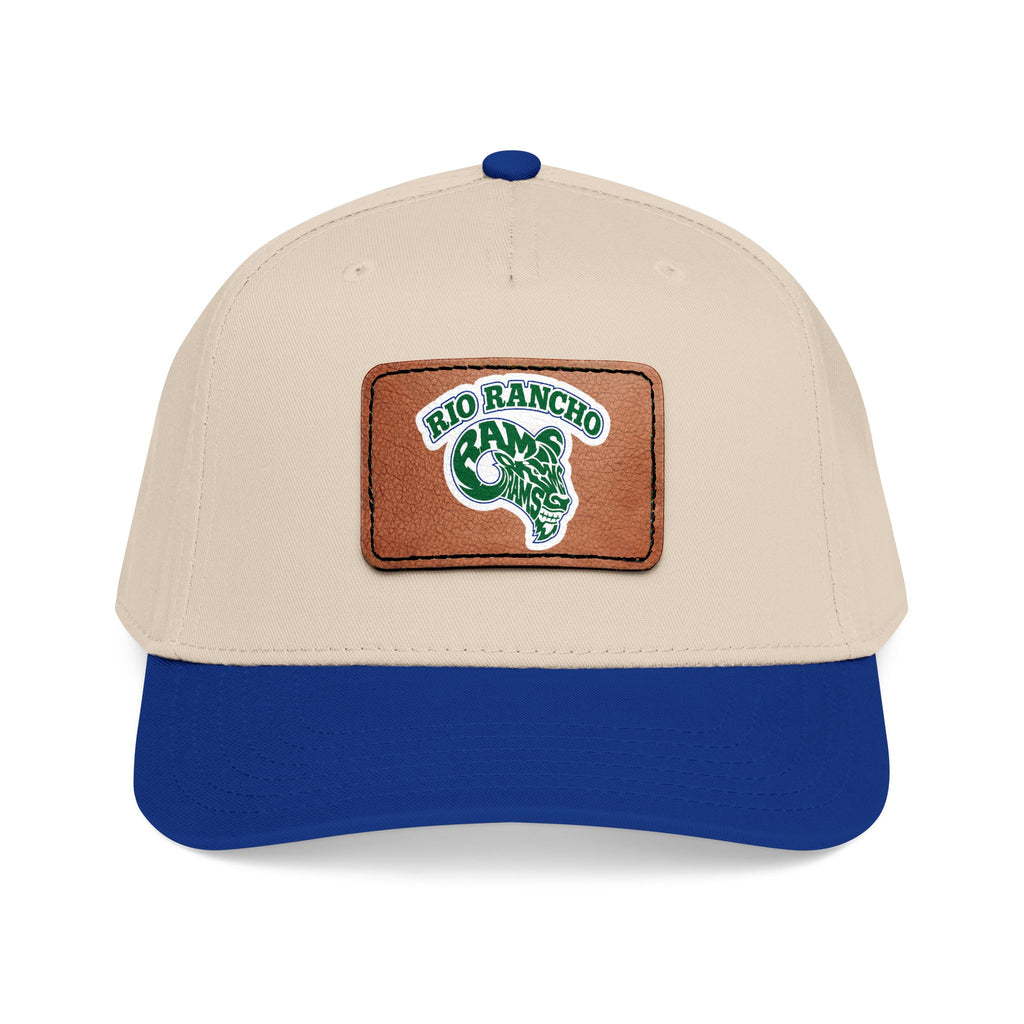 Rio Rancho Leather Patch Baseball Cap — Retro Ranch Logo Hat