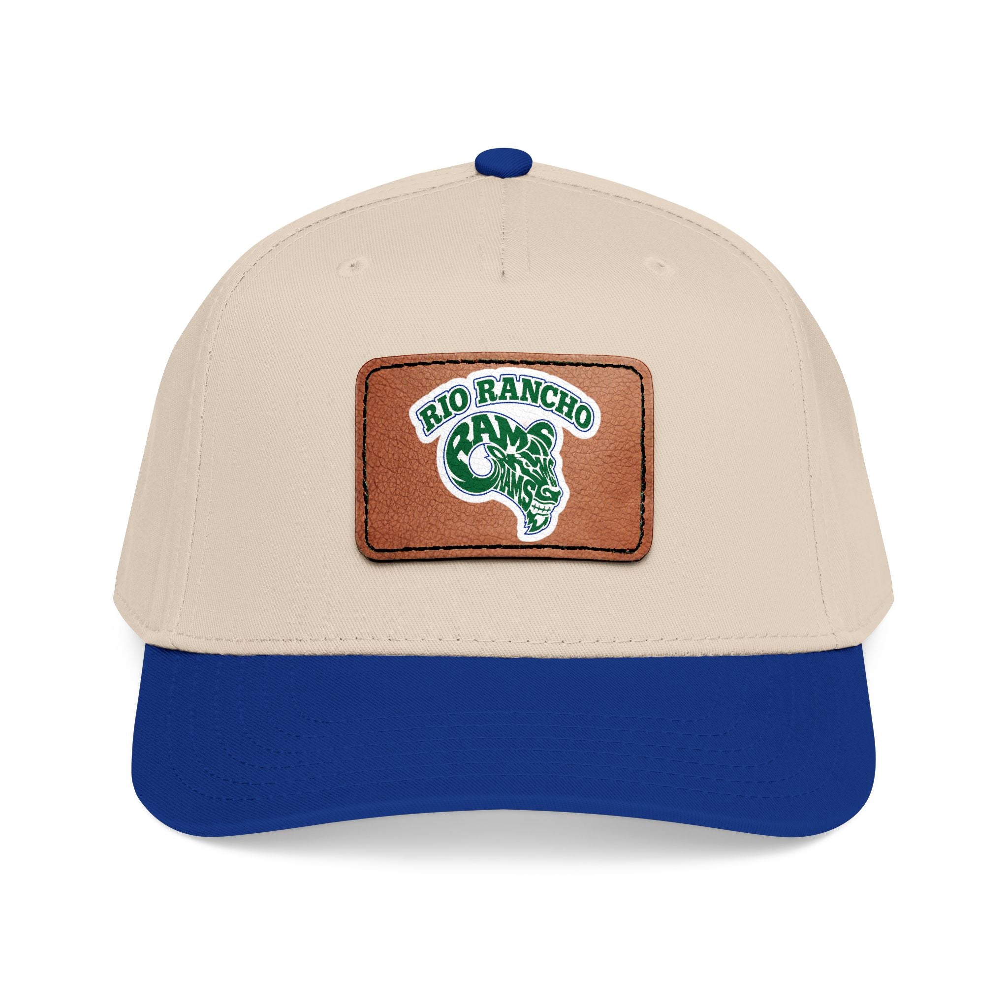 Rio Rancho Leather Patch Baseball Cap — Retro Ranch Logo Hat
