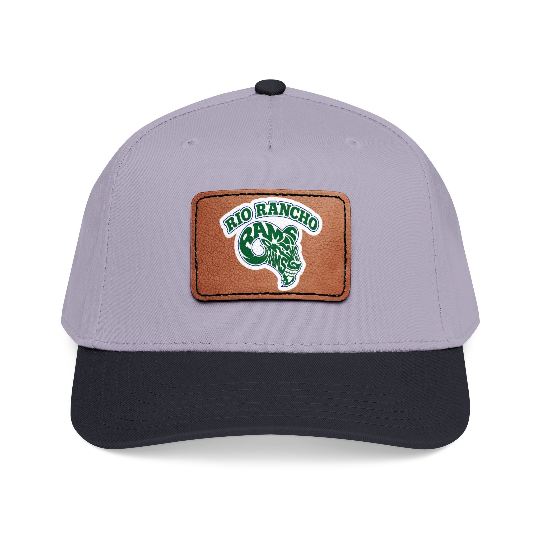 Rio Rancho Leather Patch Baseball Cap — Retro Ranch Logo Hat