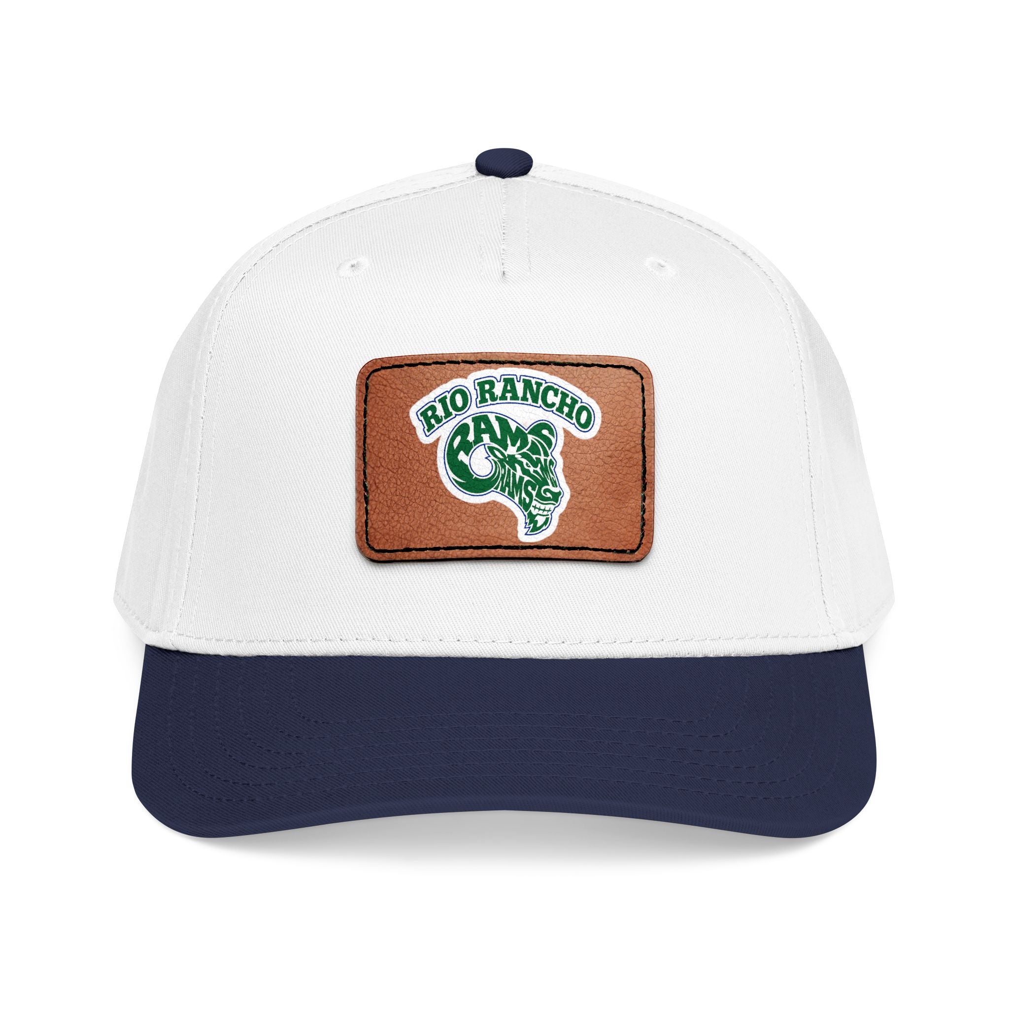 Rio Rancho Leather Patch Baseball Cap — Retro Ranch Logo Hat