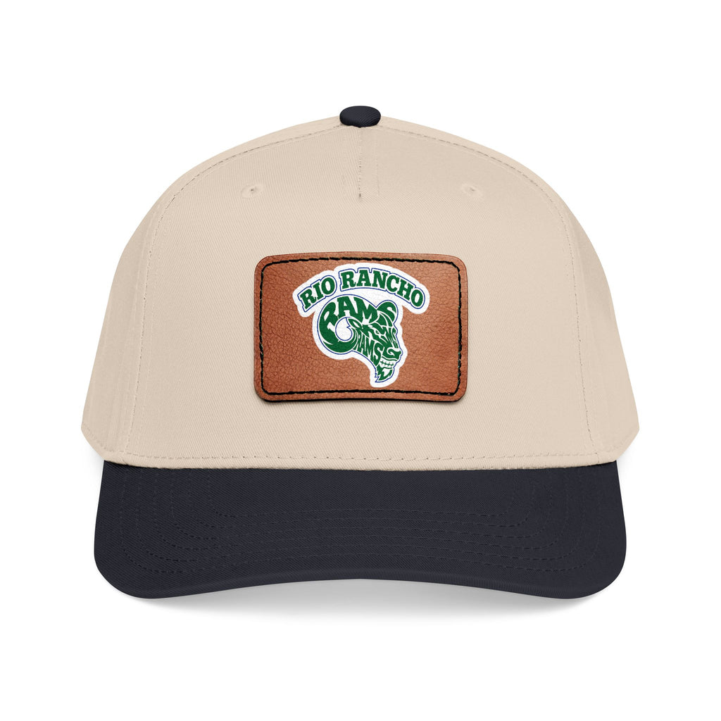 Rio Rancho Leather Patch Baseball Cap — Retro Ranch Logo Hat