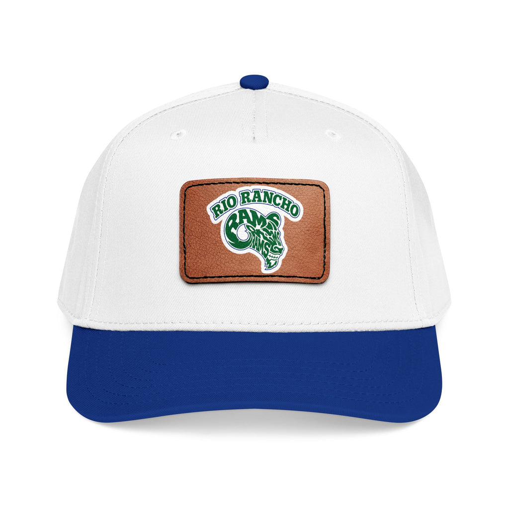 Rio Rancho Leather Patch Baseball Cap — Retro Ranch Logo Hat