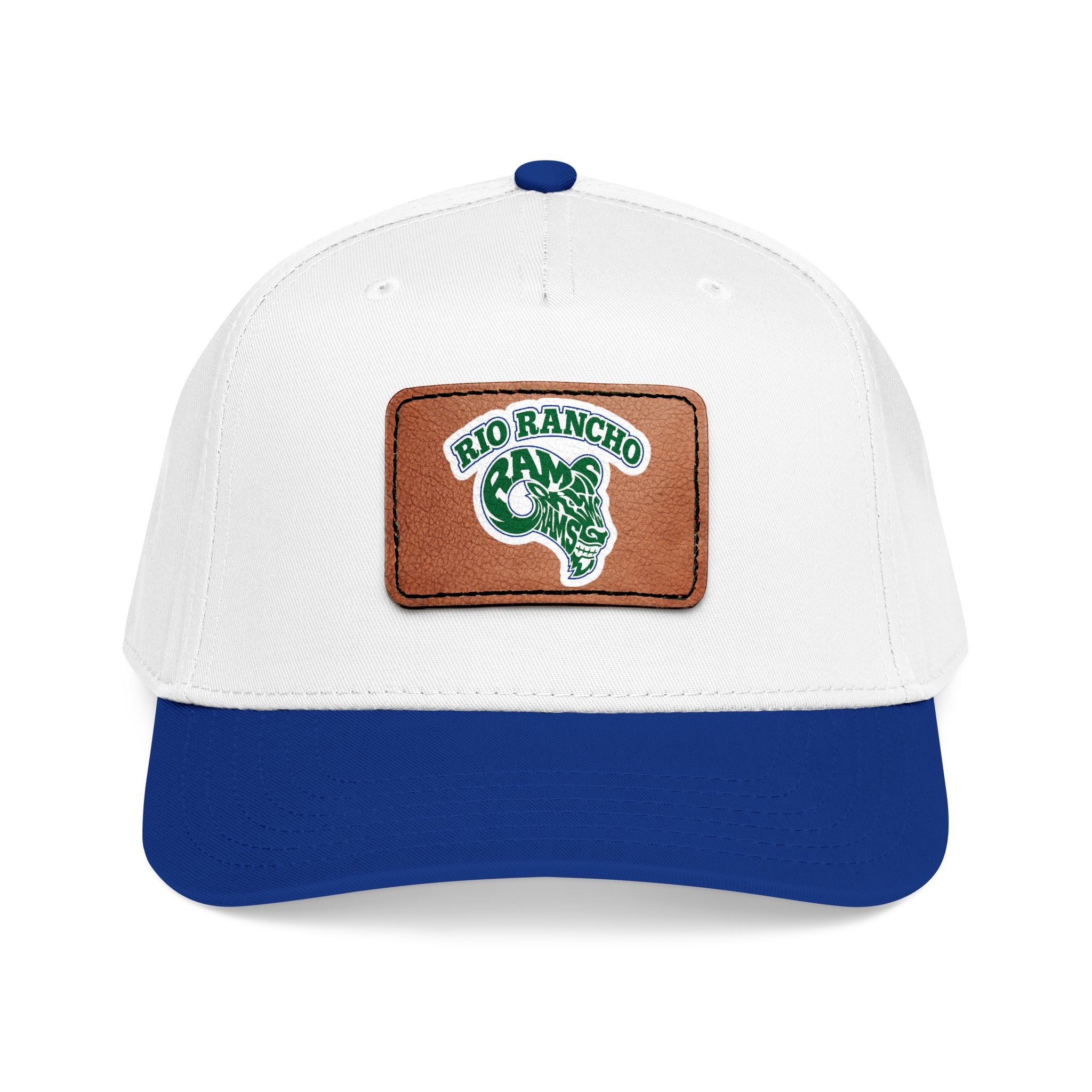 Rio Rancho Leather Patch Baseball Cap — Retro Ranch Logo Hat