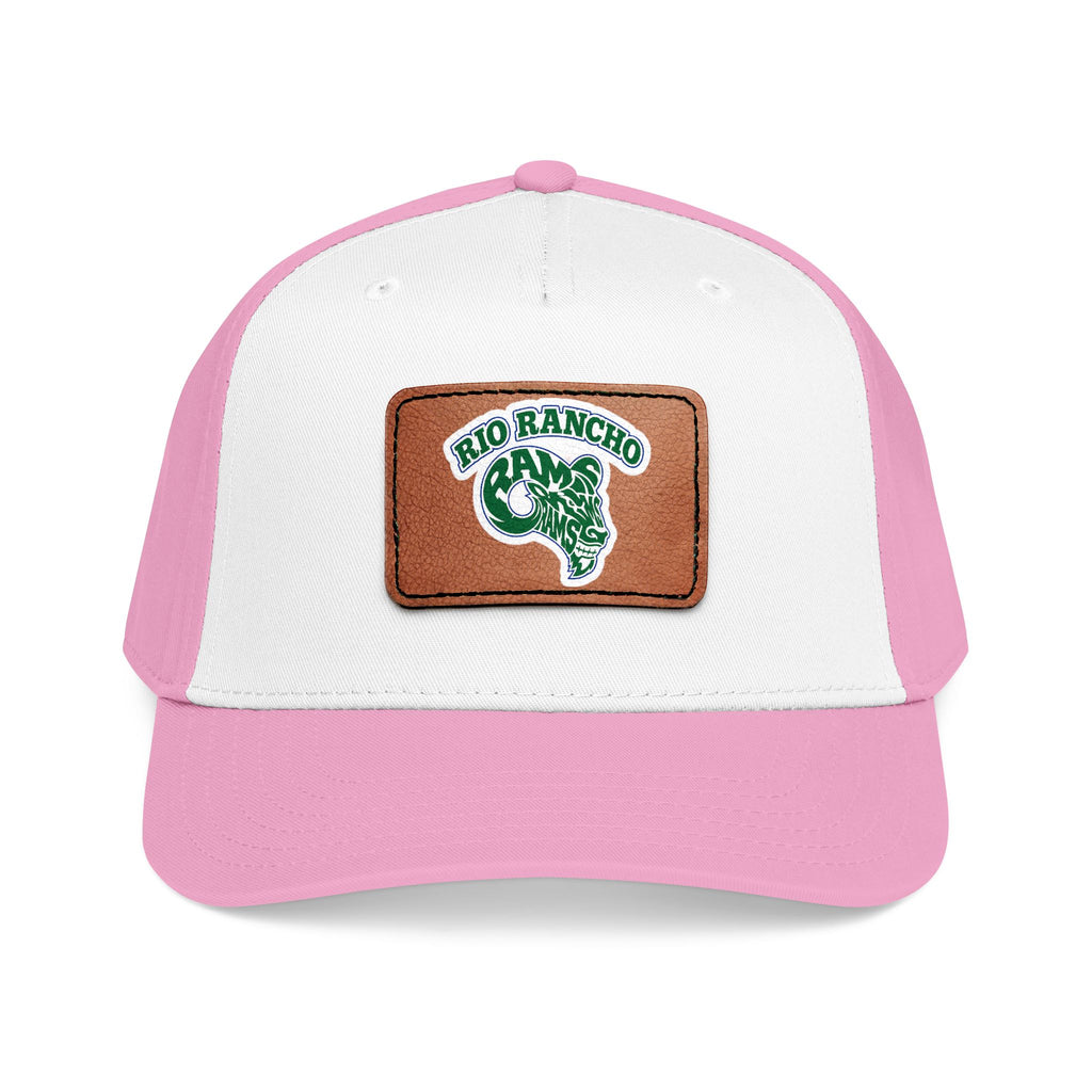 Rio Rancho Leather Patch Baseball Cap — Retro Ranch Logo Hat