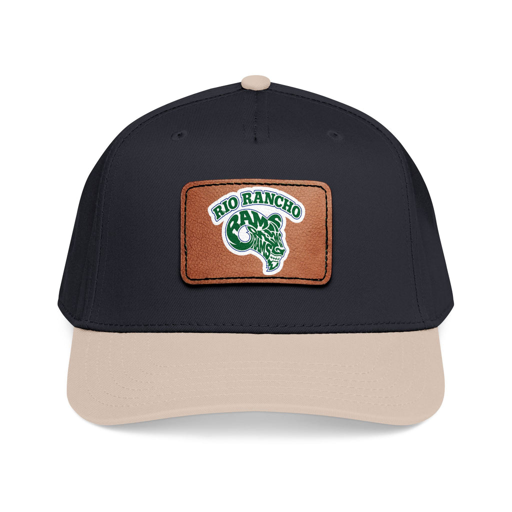 Rio Rancho Leather Patch Baseball Cap — Retro Ranch Logo Hat