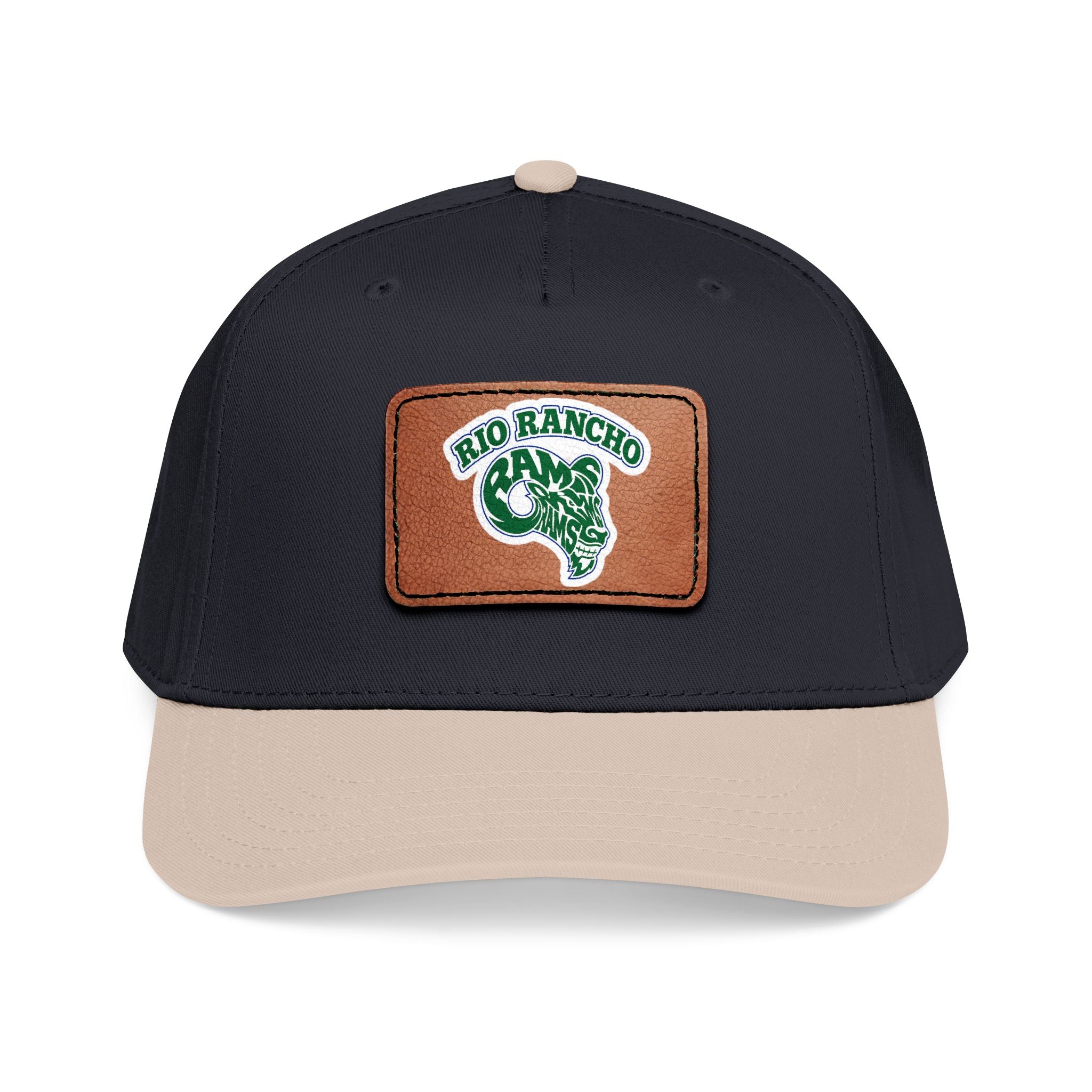 Rio Rancho Leather Patch Baseball Cap — Retro Ranch Logo Hat