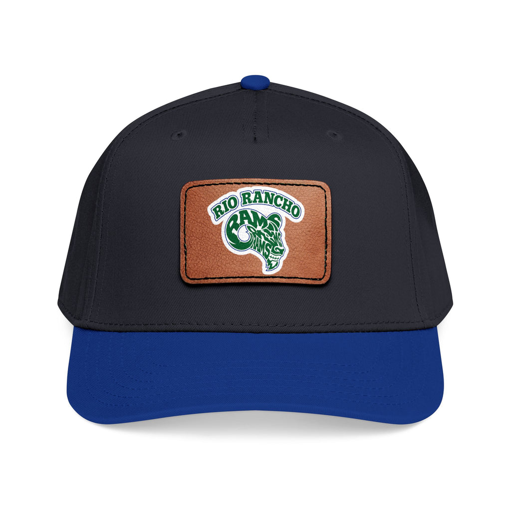 Rio Rancho Leather Patch Baseball Cap — Retro Ranch Logo Hat