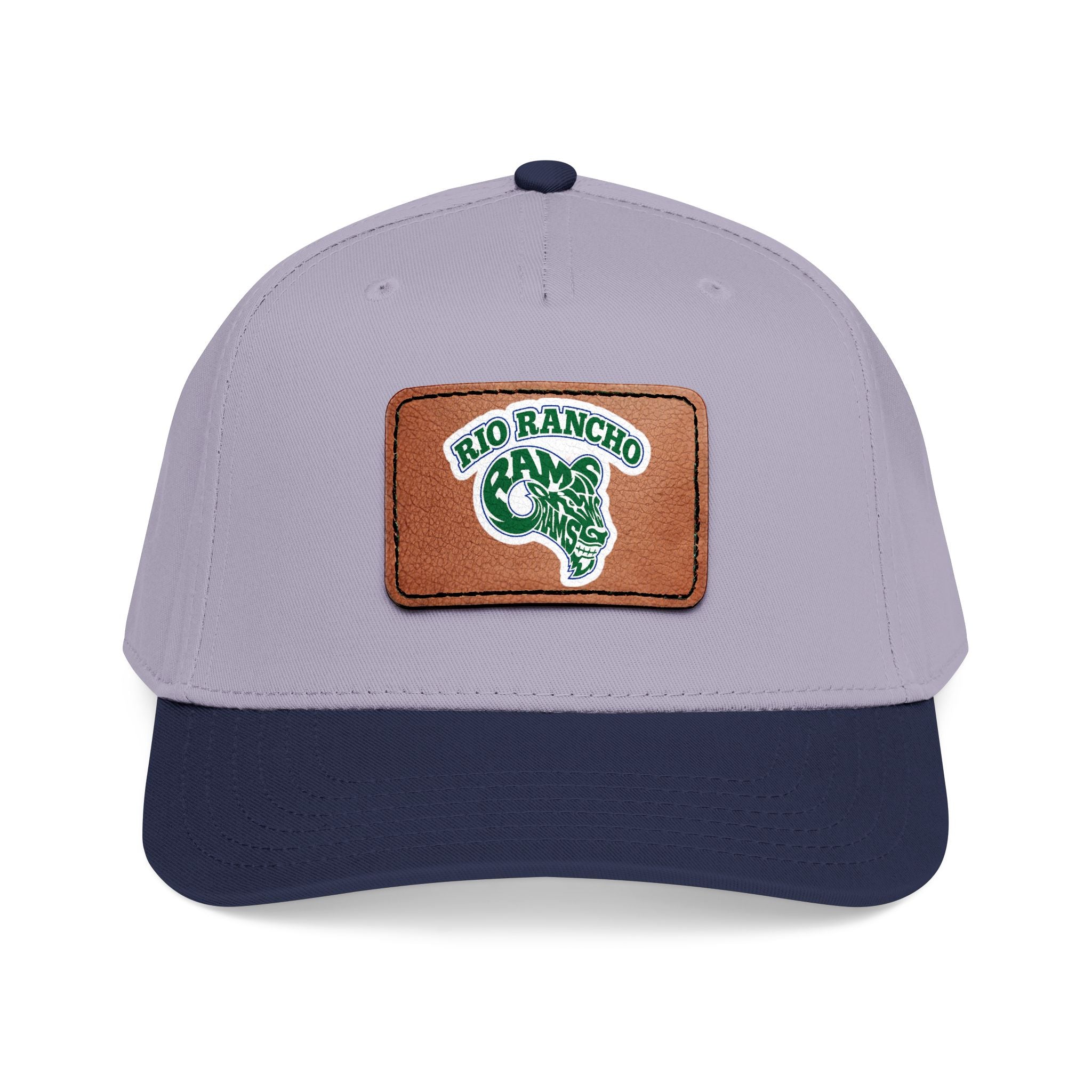 Rio Rancho Leather Patch Baseball Cap — Retro Ranch Logo Hat