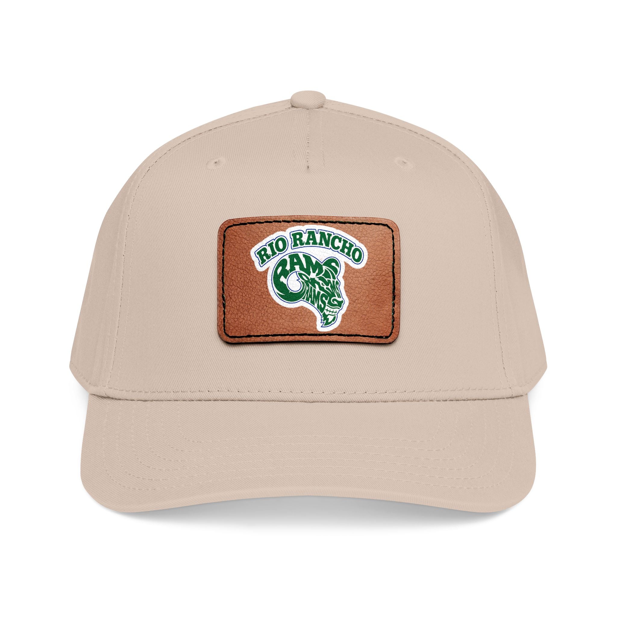 Rio Rancho Leather Patch Baseball Cap — Retro Ranch Logo Hat