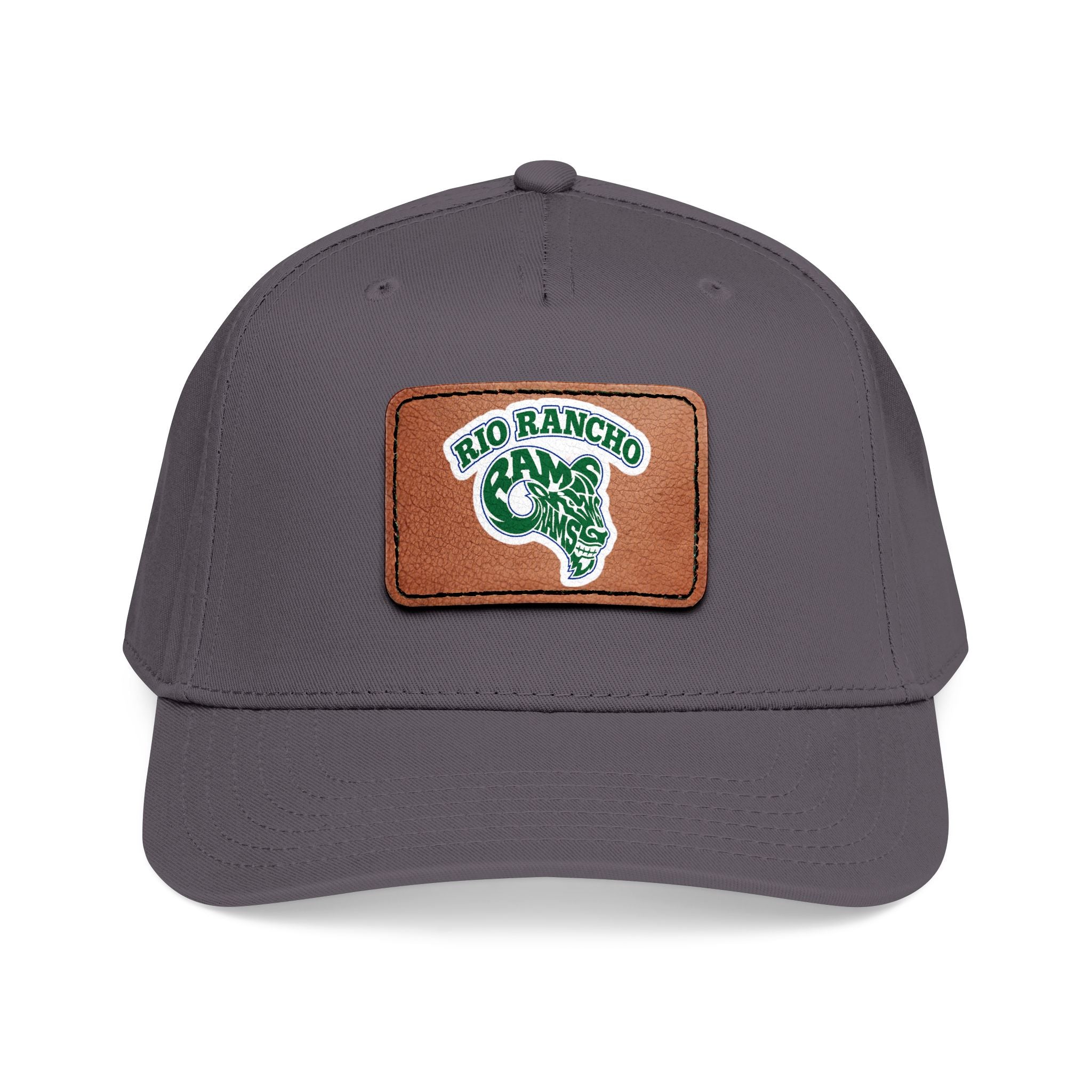 Rio Rancho Leather Patch Baseball Cap — Retro Ranch Logo Hat