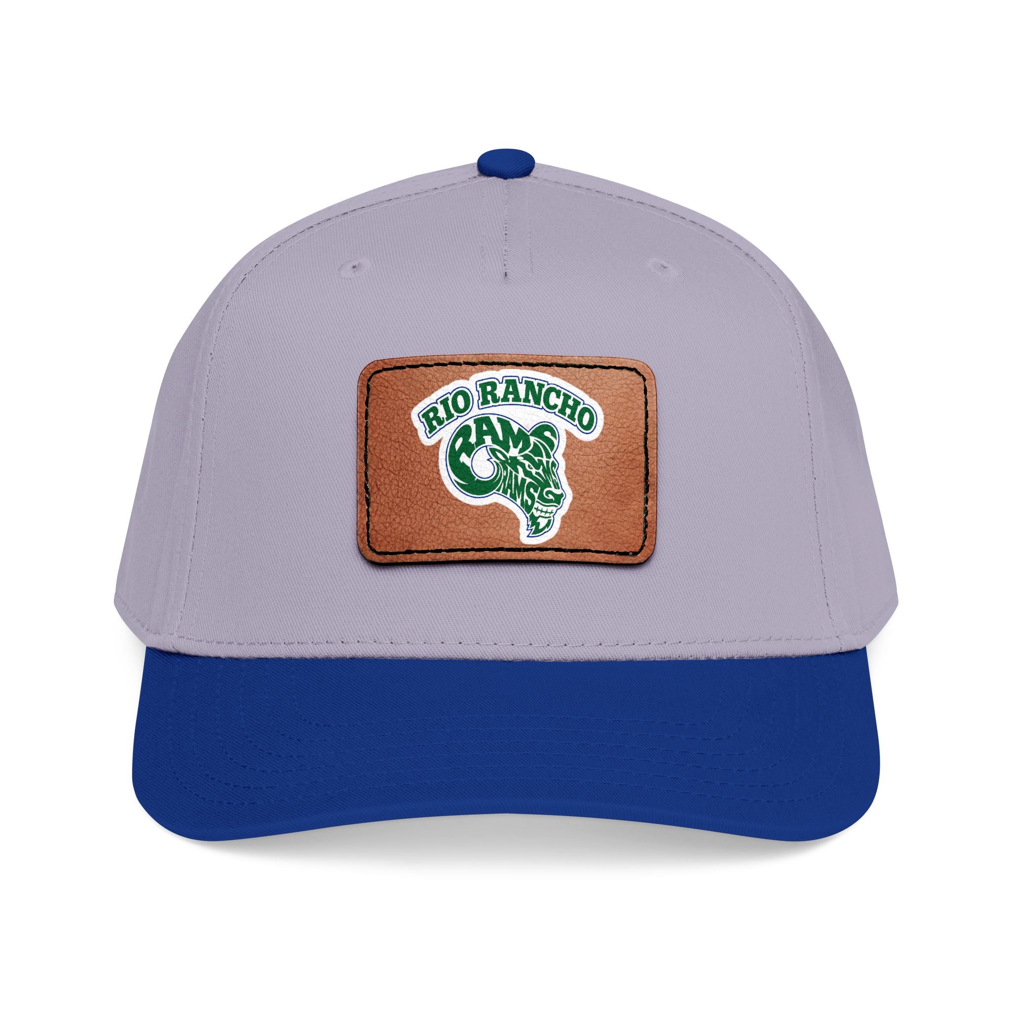 Rio Rancho Leather Patch Baseball Cap — Retro Ranch Logo Hat