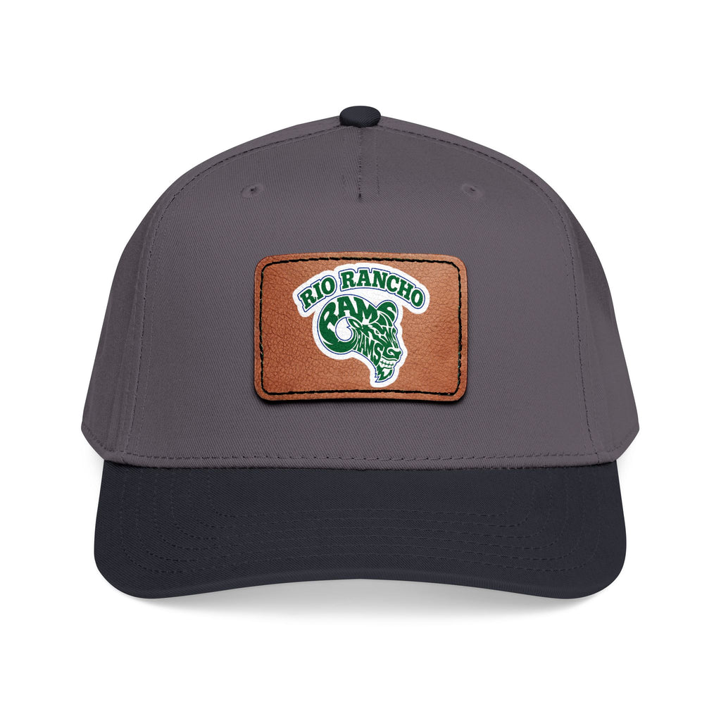Rio Rancho Leather Patch Baseball Cap — Retro Ranch Logo Hat