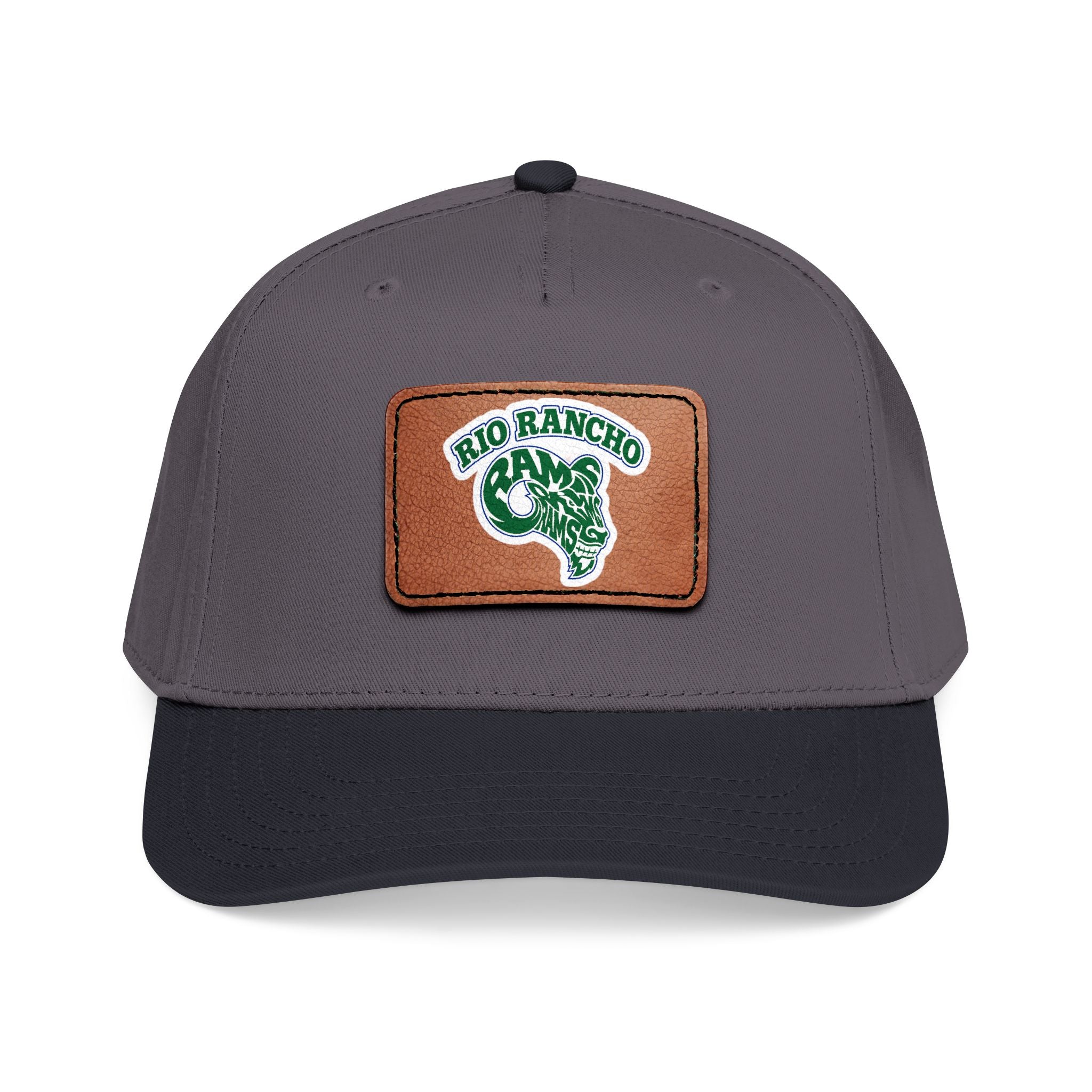 Rio Rancho Leather Patch Baseball Cap — Retro Ranch Logo Hat
