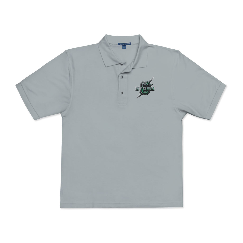 Embroidered Green Skull Polo Shirt