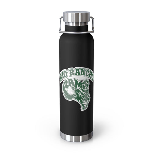Rio Rancho Rams 22oz Copper Vacuum Insulated Bottle – Team Logo Stainless Water Bottle