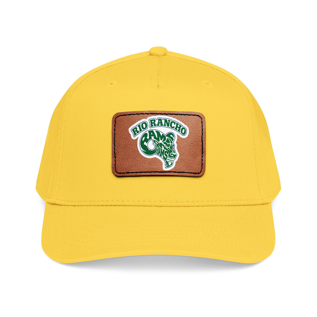 Rio Rancho Leather Patch Baseball Cap — Retro Ranch Logo Hat