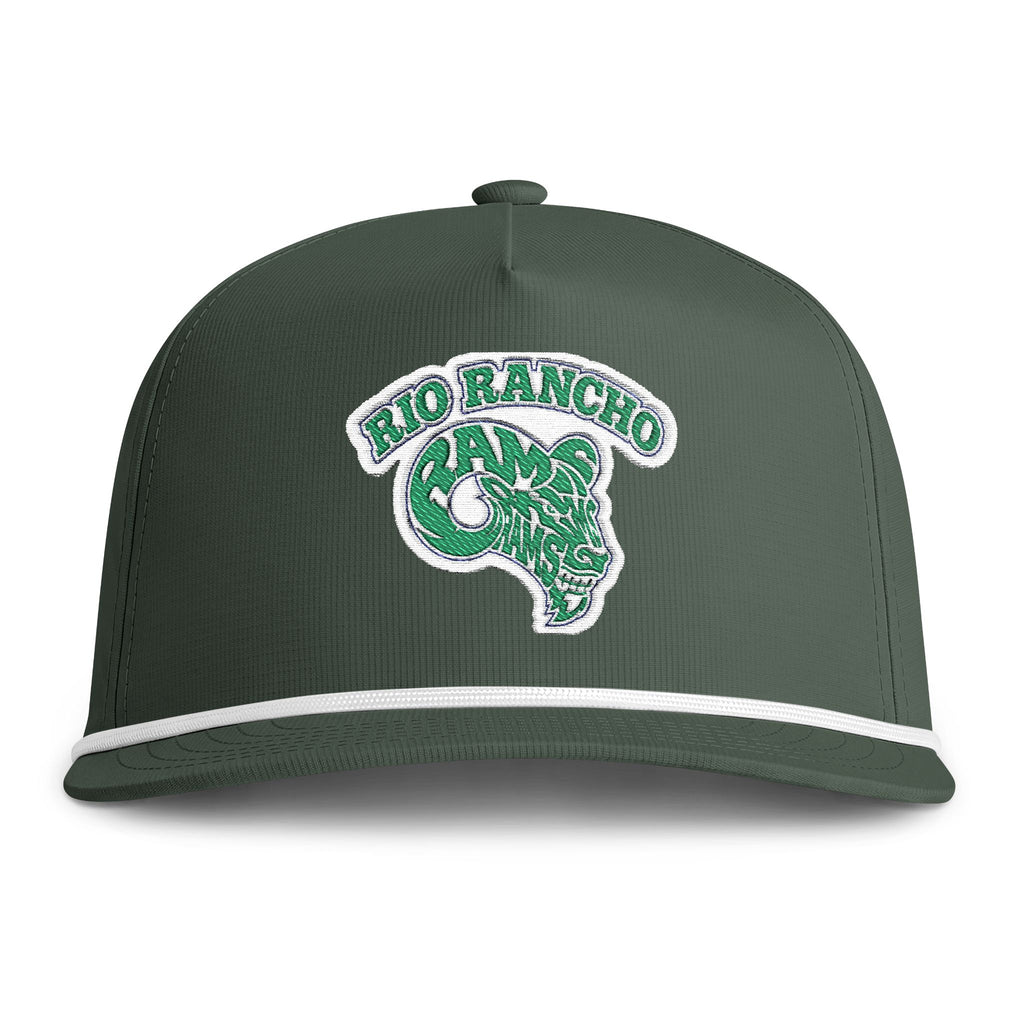 Rio Rancho Rams Rope Cap — Vintage Sunwashed Baseball Hat
