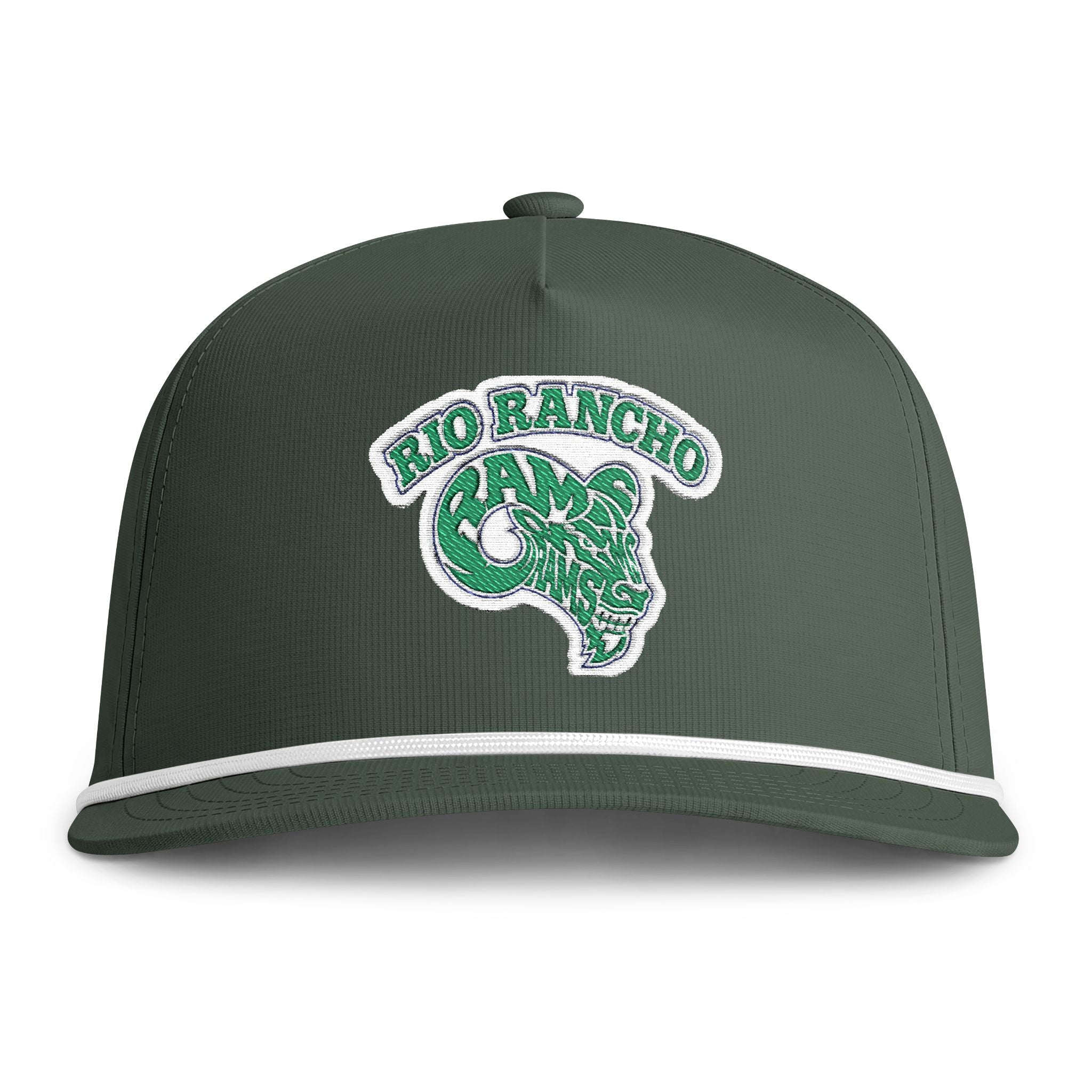 Rio Rancho Rams Rope Cap — Vintage Sunwashed Baseball Hat