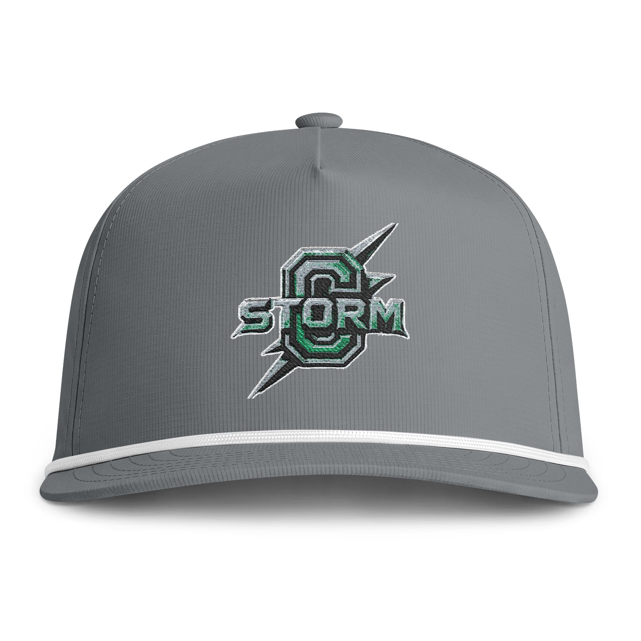 Sunwashed Rope Cap - Vintage Storm Logo Baseball Hat