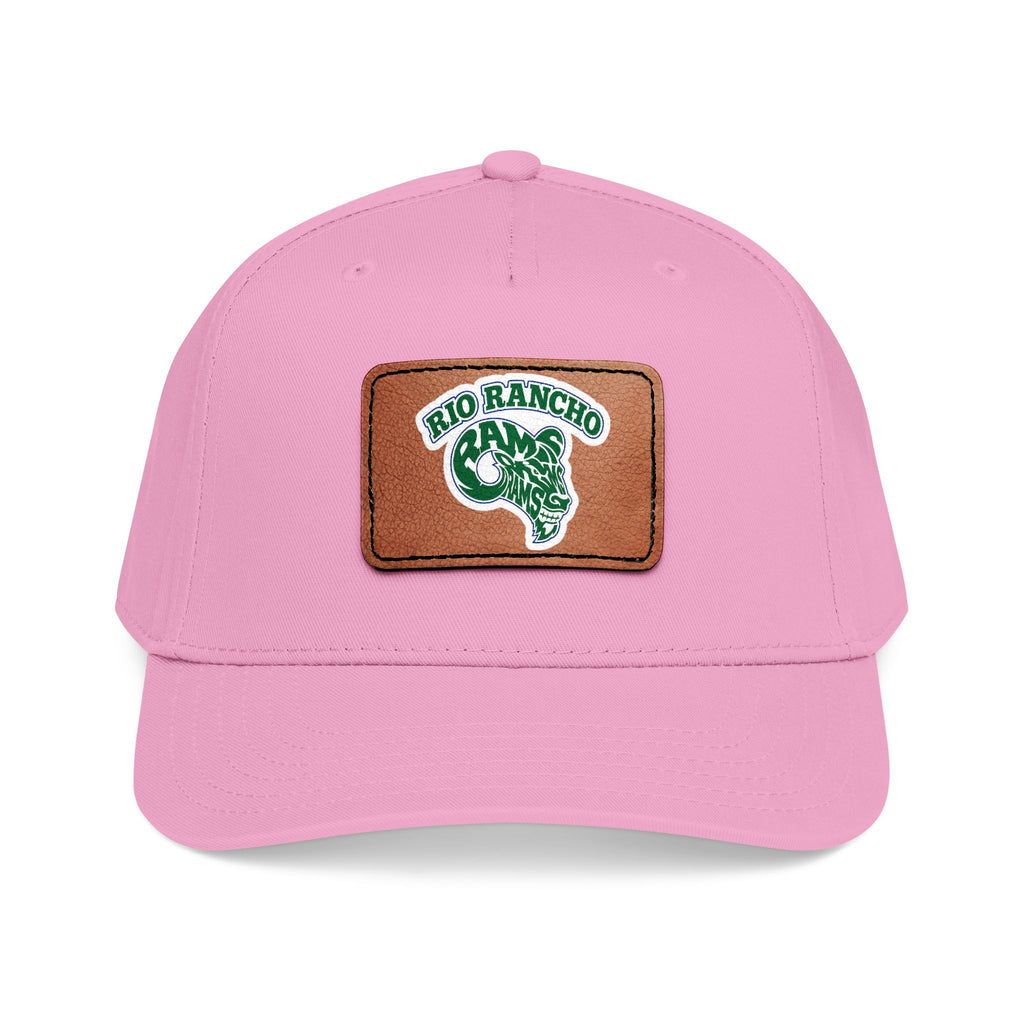 Rio Rancho Leather Patch Baseball Cap — Retro Ranch Logo Hat