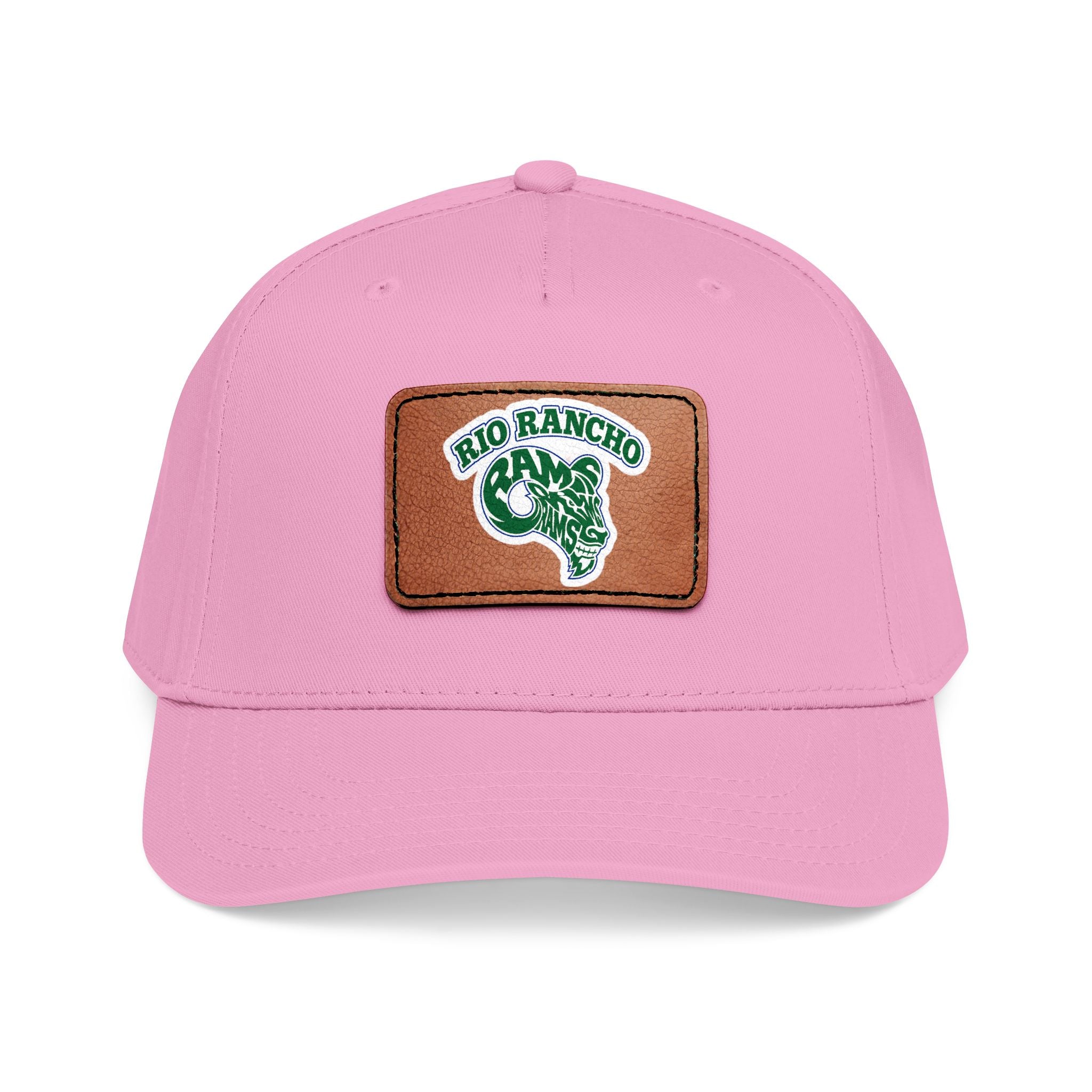 Rio Rancho Leather Patch Baseball Cap — Retro Ranch Logo Hat