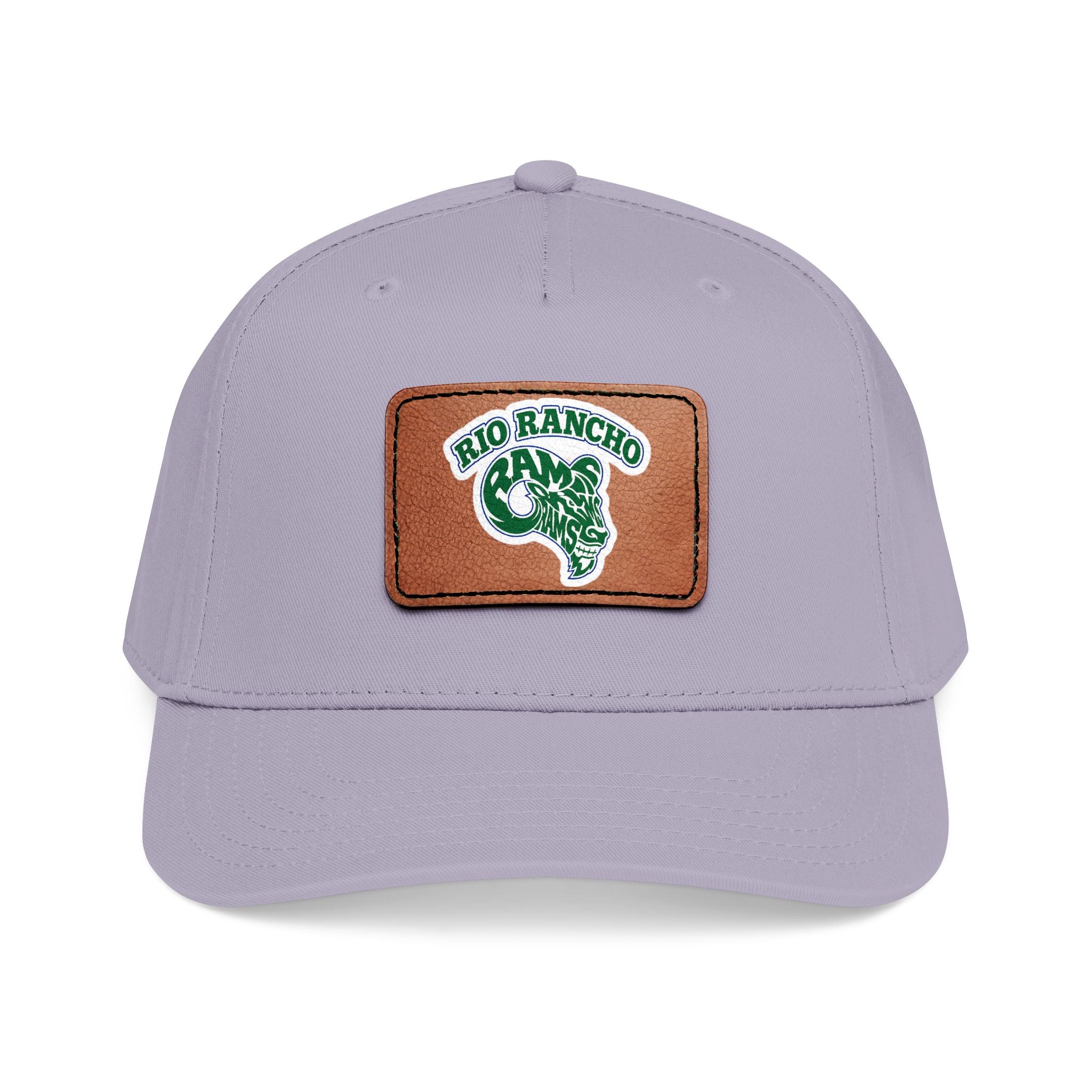 Rio Rancho Leather Patch Baseball Cap — Retro Ranch Logo Hat