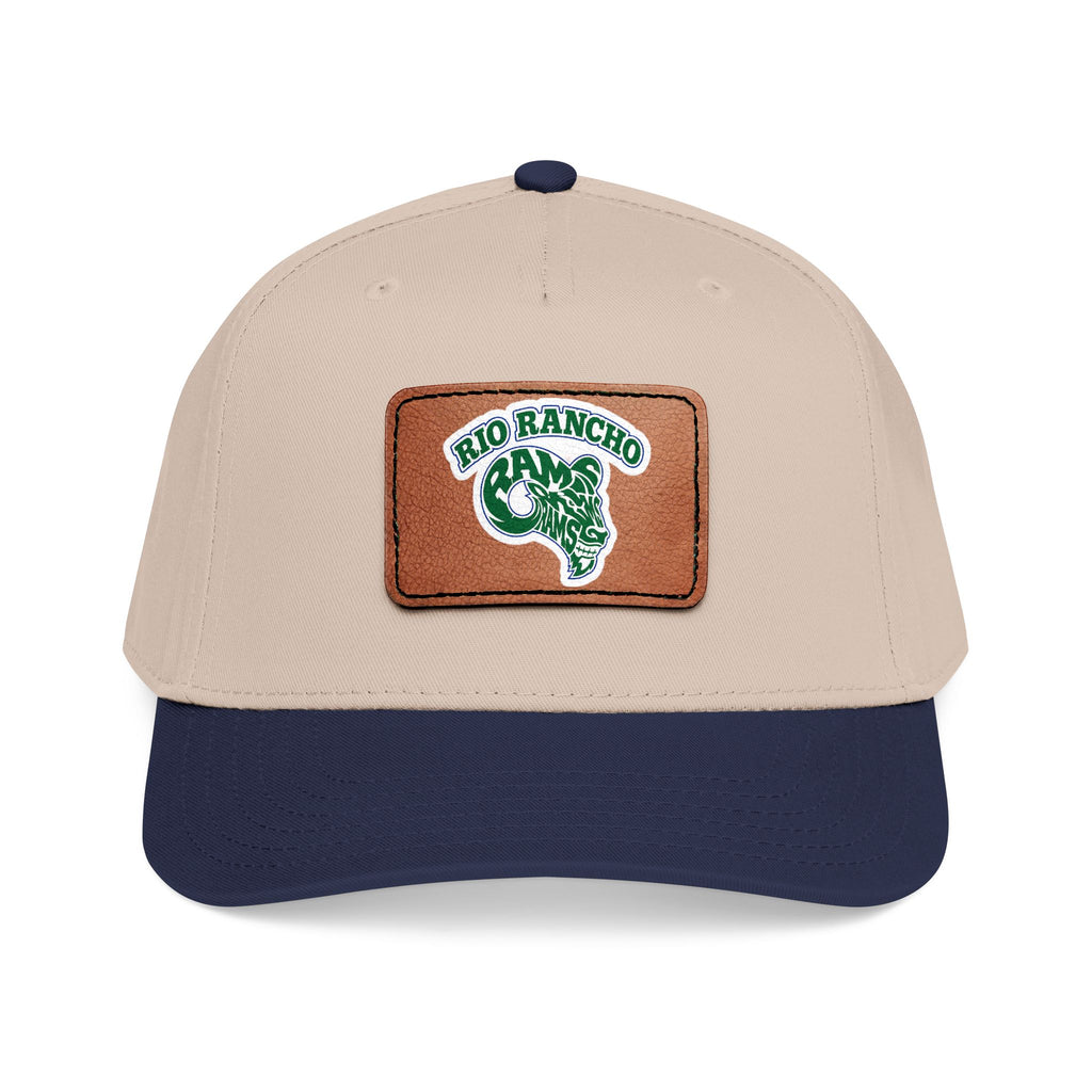 Rio Rancho Leather Patch Baseball Cap — Retro Ranch Logo Hat