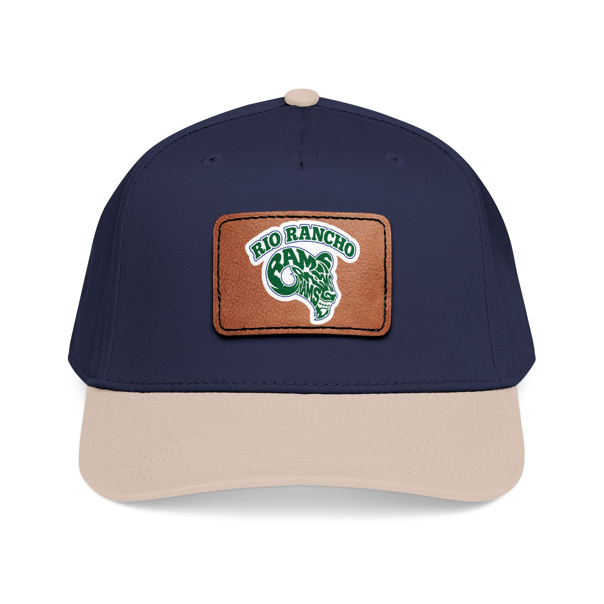 Rio Rancho Leather Patch Baseball Cap — Retro Ranch Logo Hat