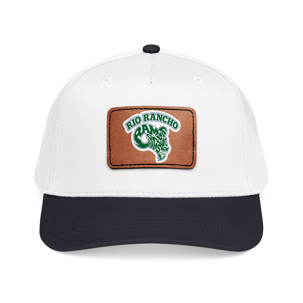 Rio Rancho Leather Patch Baseball Cap — Retro Ranch Logo Hat