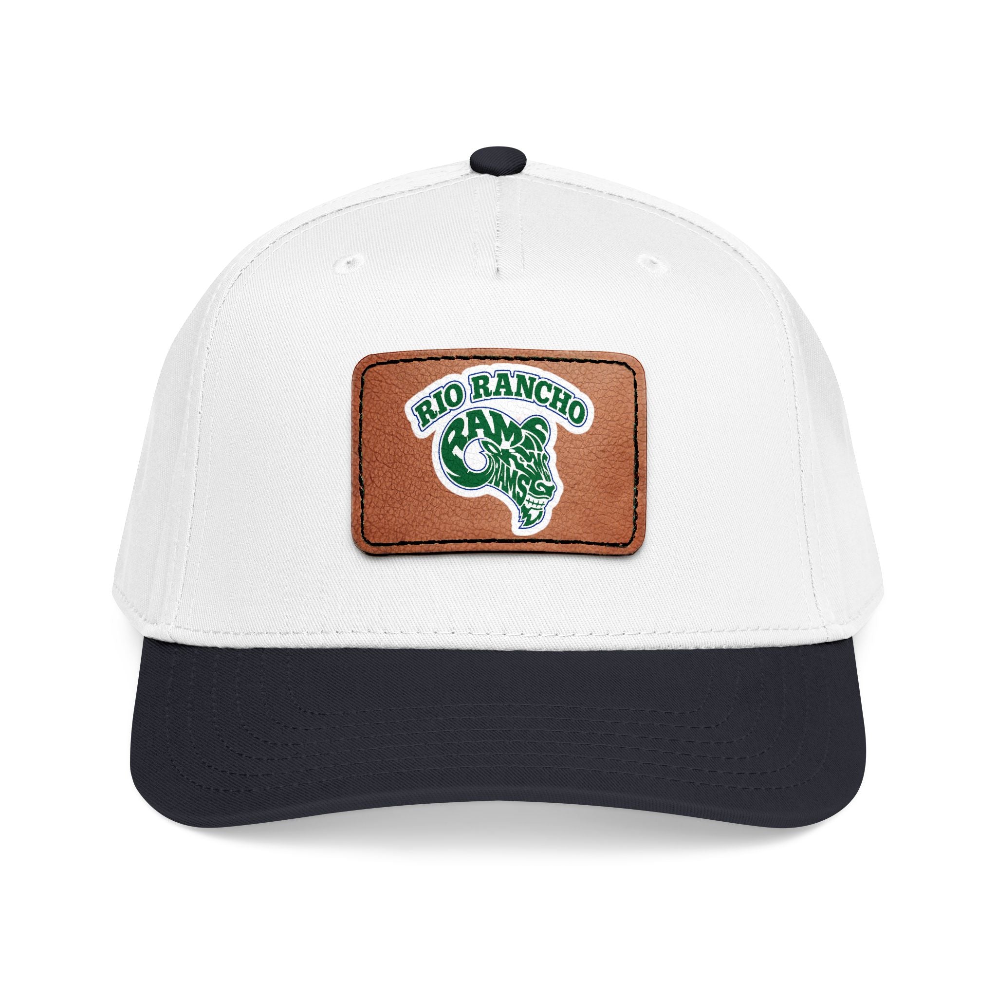 Rio Rancho Leather Patch Baseball Cap — Retro Ranch Logo Hat