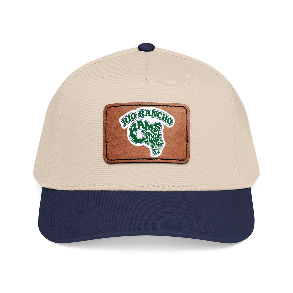 Rio Rancho Leather Patch Baseball Cap — Retro Ranch Logo Hat