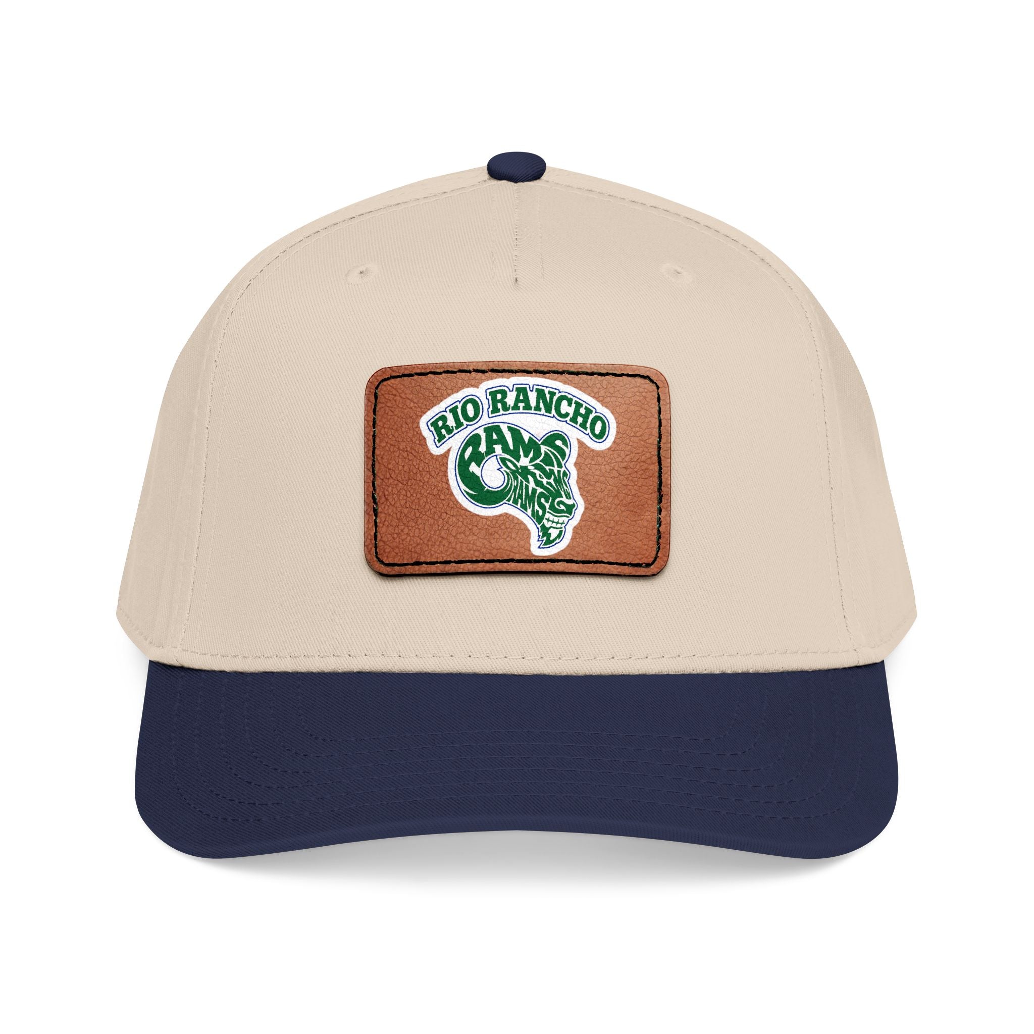 Rio Rancho Leather Patch Baseball Cap — Retro Ranch Logo Hat