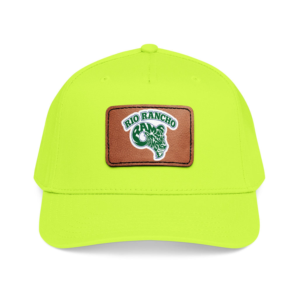 Rio Rancho Leather Patch Baseball Cap — Retro Ranch Logo Hat