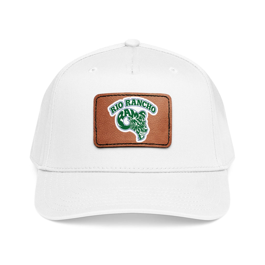 Rio Rancho Leather Patch Baseball Cap — Retro Ranch Logo Hat