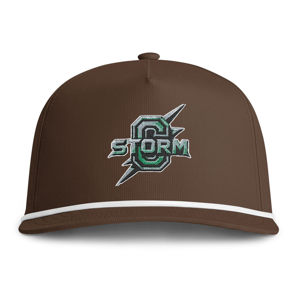 Sunwashed Rope Cap - Vintage Storm Logo Baseball Hat