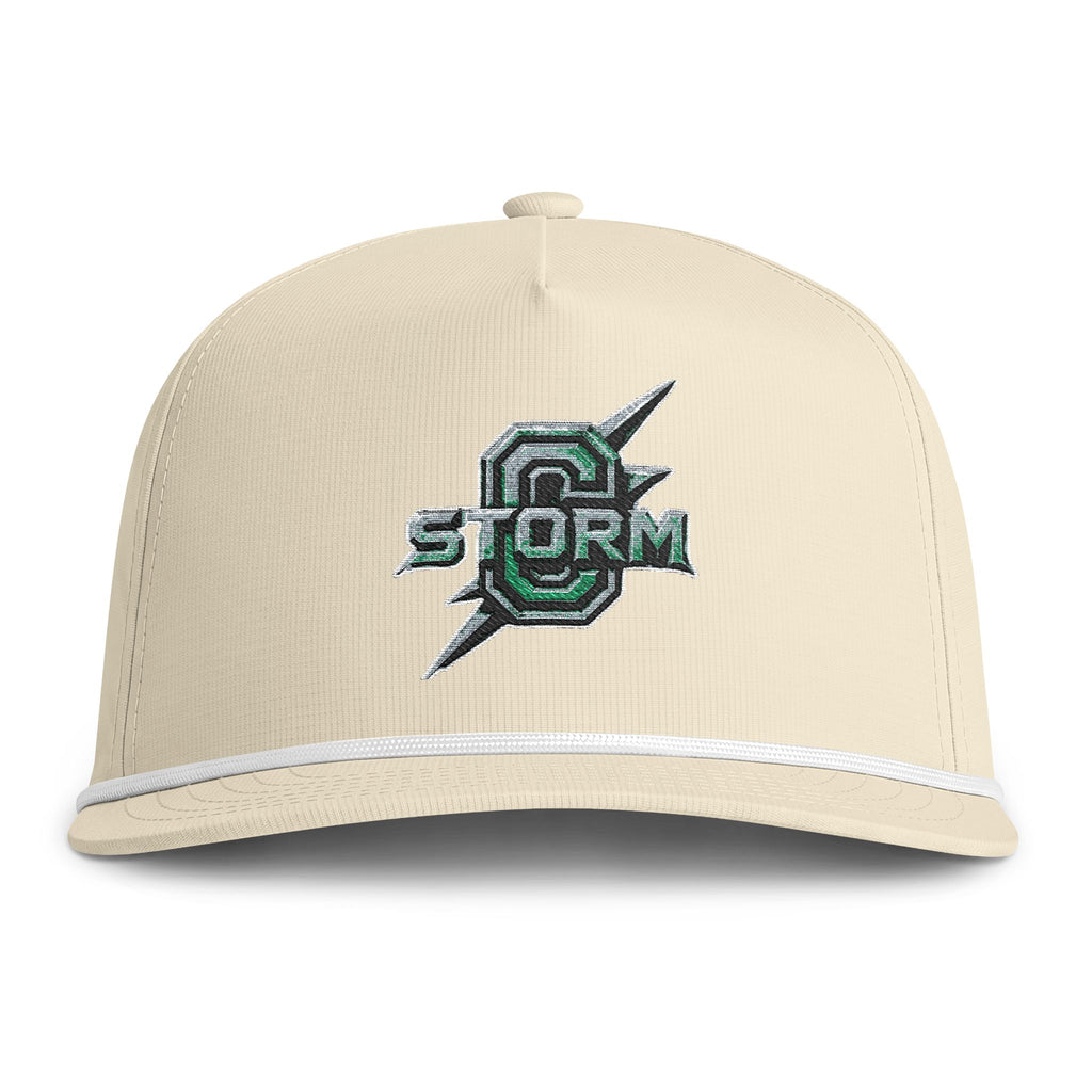 Sunwashed Rope Cap - Vintage Storm Logo Baseball Hat