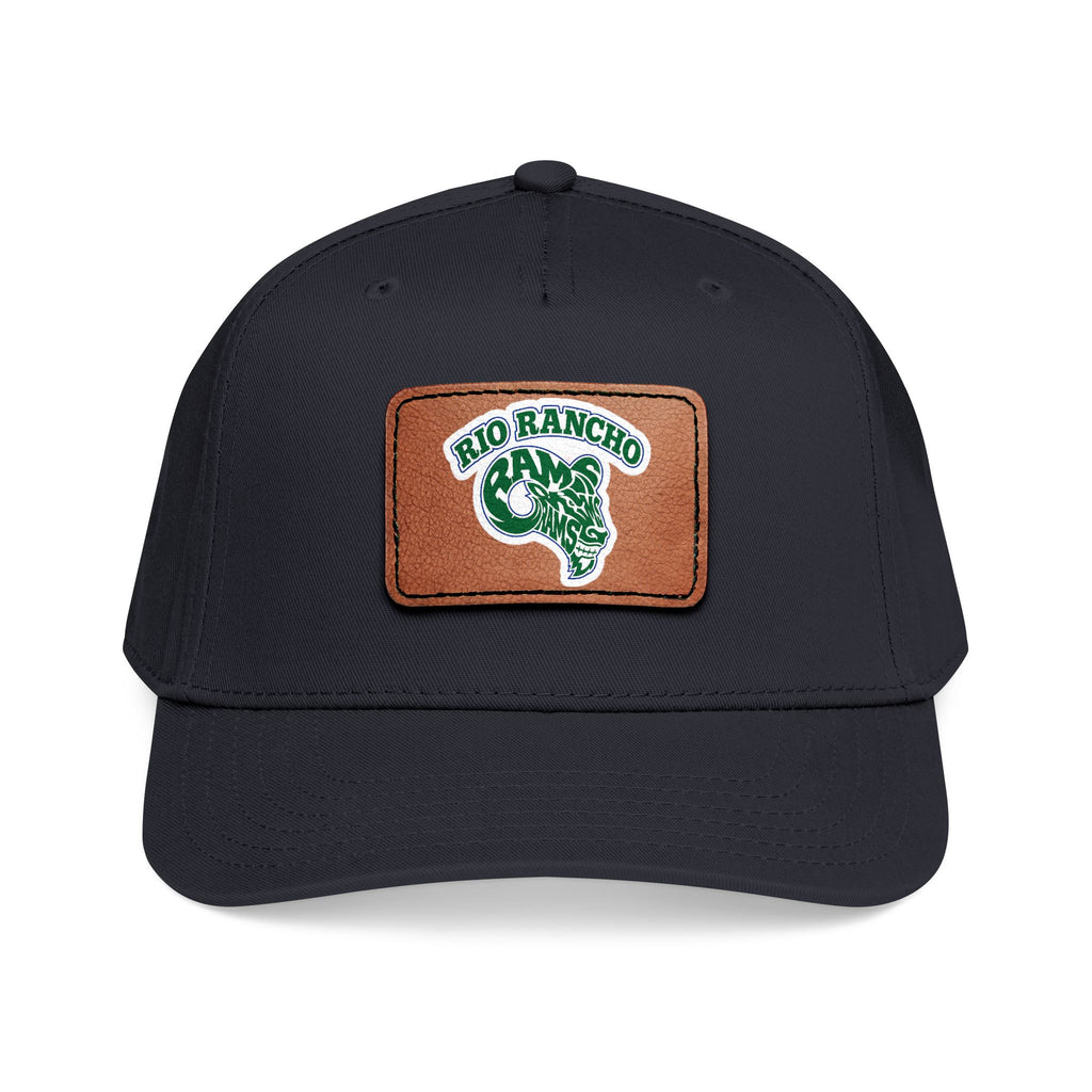 Rio Rancho Leather Patch Baseball Cap — Retro Ranch Logo Hat