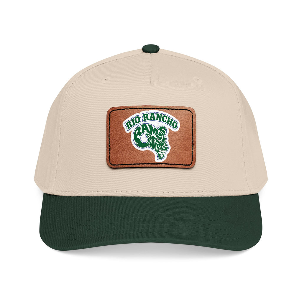 Rio Rancho Leather Patch Baseball Cap — Retro Ranch Logo Hat