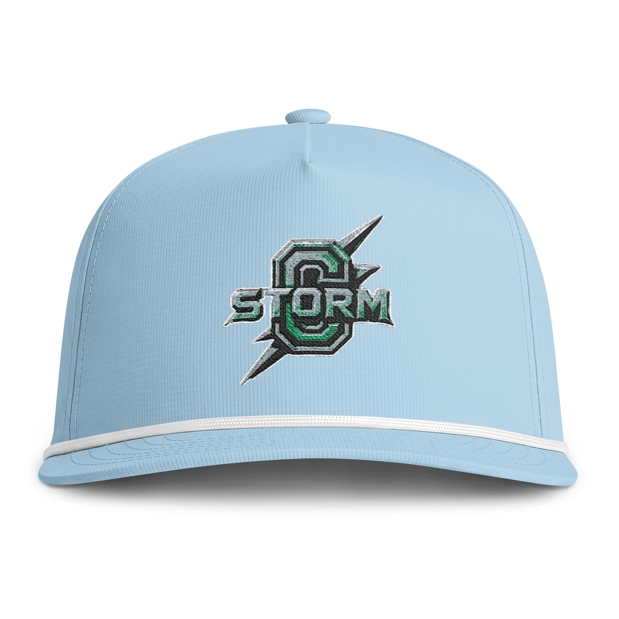 Sunwashed Rope Cap - Vintage Storm Logo Baseball Hat