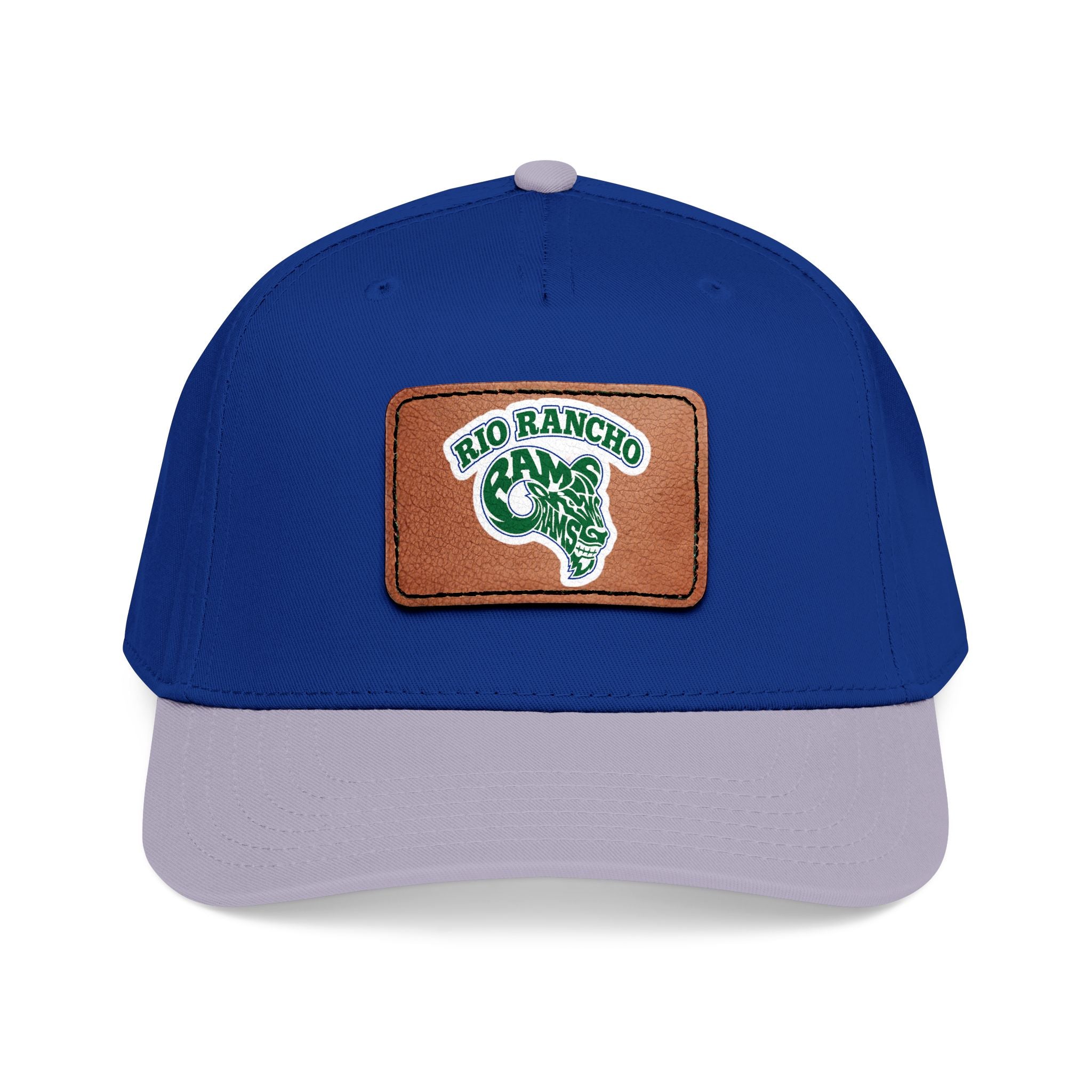 Rio Rancho Leather Patch Baseball Cap — Retro Ranch Logo Hat