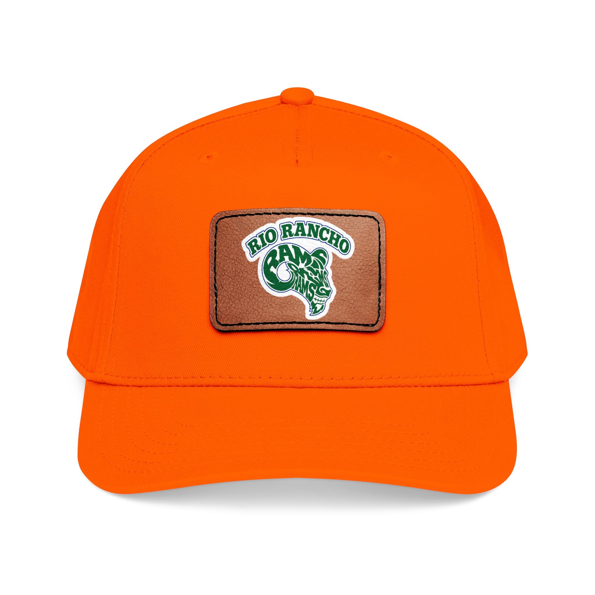 Rio Rancho Leather Patch Baseball Cap — Retro Ranch Logo Hat