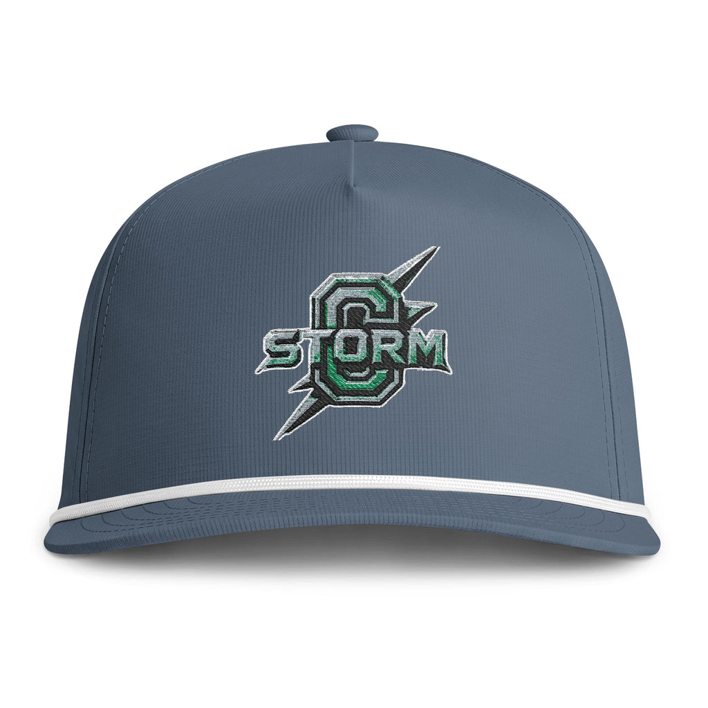 Sunwashed Rope Cap - Vintage Storm Logo Baseball Hat