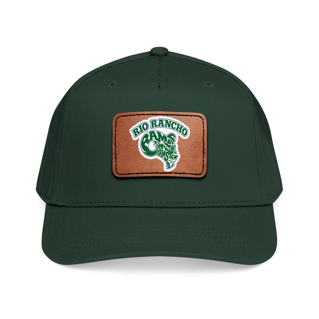 Rio Rancho Leather Patch Baseball Cap — Retro Ranch Logo Hat