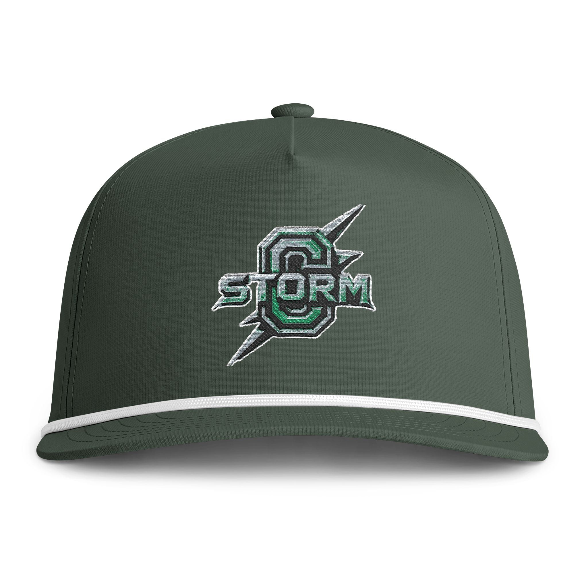 Sunwashed Rope Cap - Vintage Storm Logo Baseball Hat