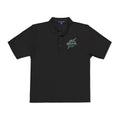 Embroidered Green Skull Polo Shirt